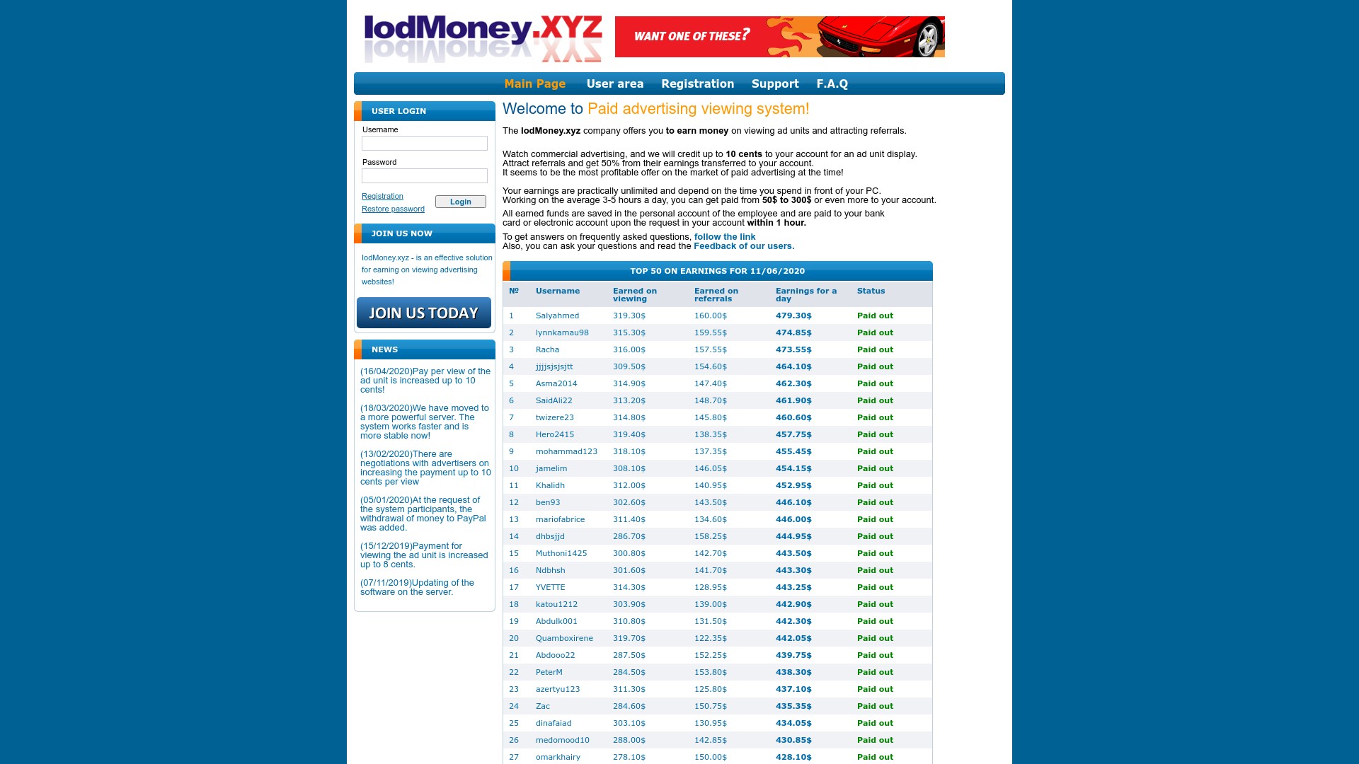 Iodmoney is a Fraudulent Work-From-Home Website