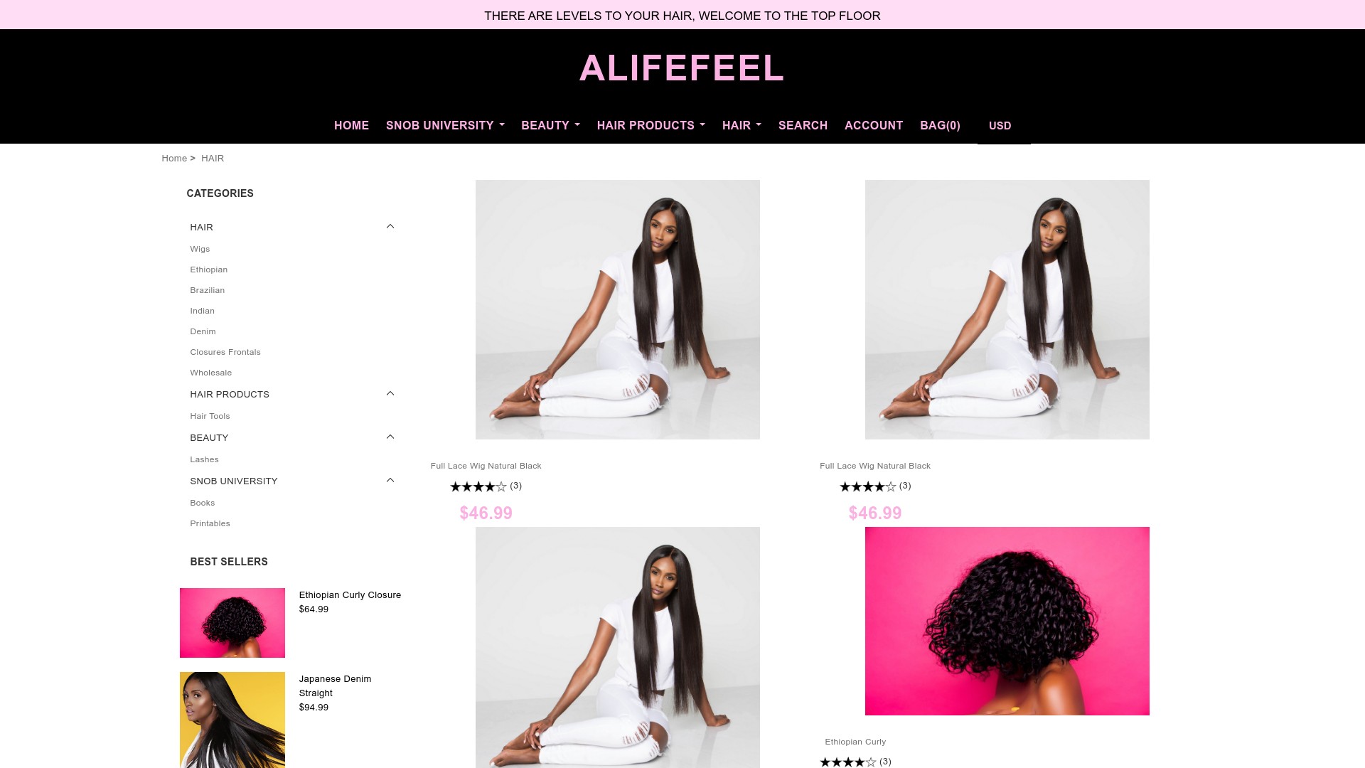 Is Alifefeel a Scam? See the Review of the Wig Store