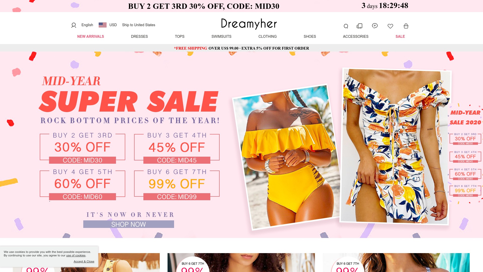 Dreamyher located at dreamyher.com