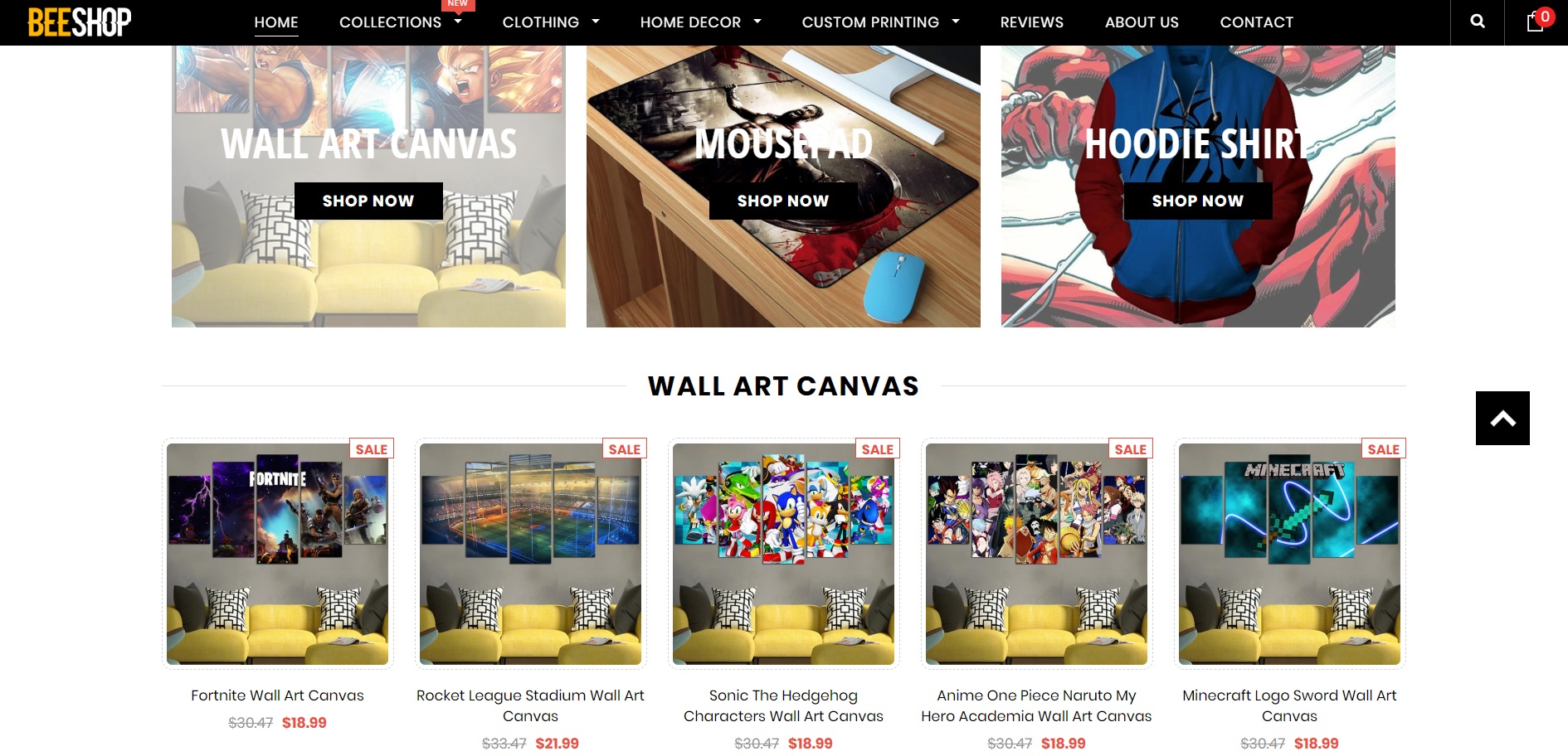 Beeshop located at beeshop.com and beeshop.us