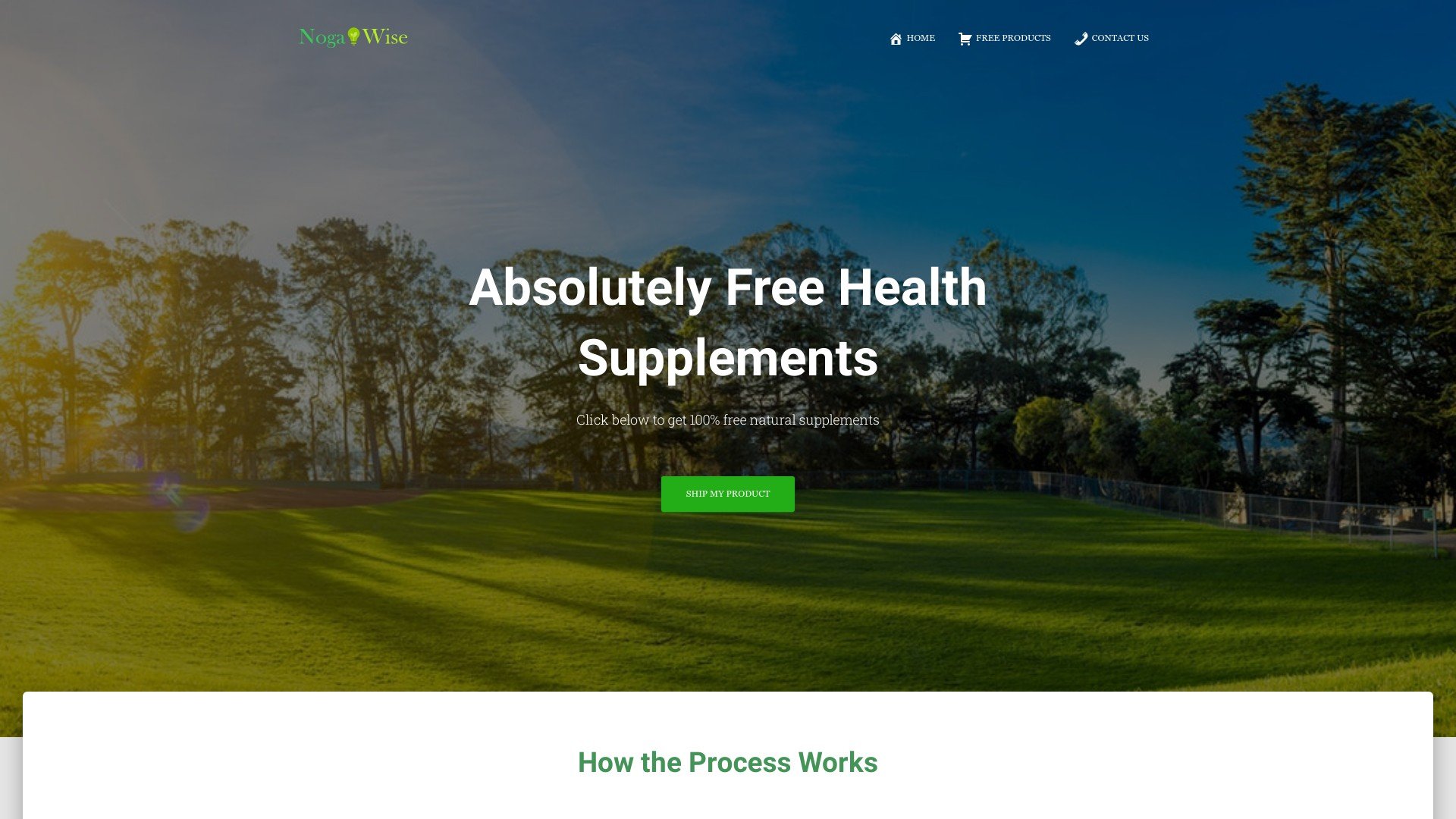 Nogawise Free Supplement Website