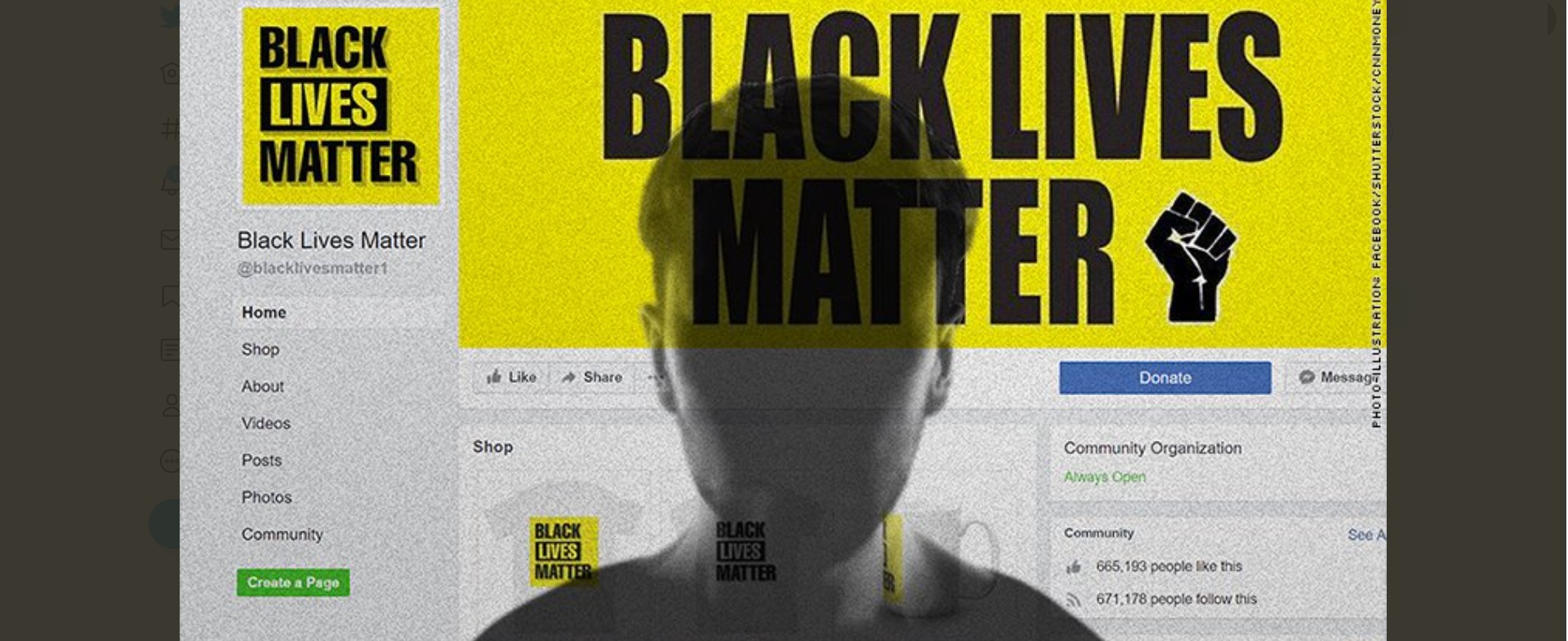 Black Lives Matter Scam  Fake Facebook Page and Websites