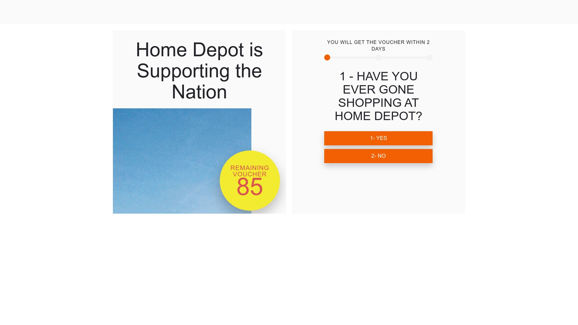 Home Depot Voucher $175 Scam Giveaway