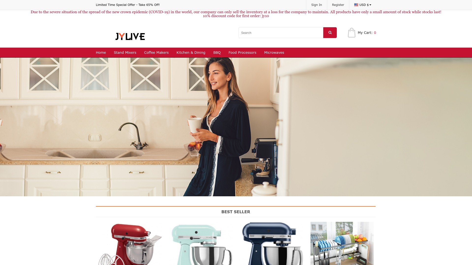Jyliver Shop located at www.jyliver.com