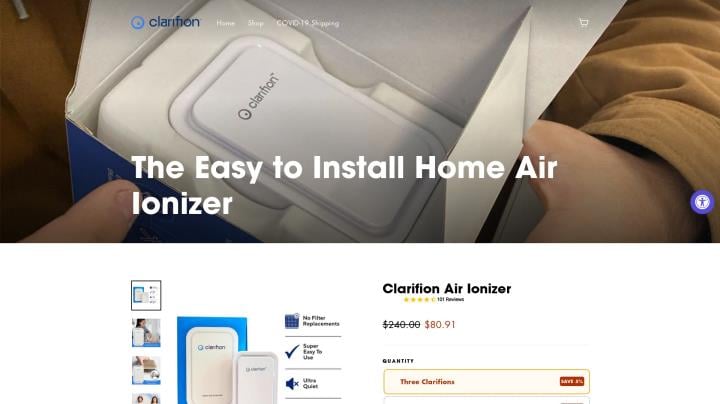 Is Clarifion a Scam? Review of the Air Purifier