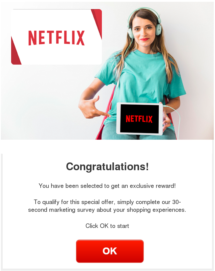 Netflix Has Surprise For You Scam