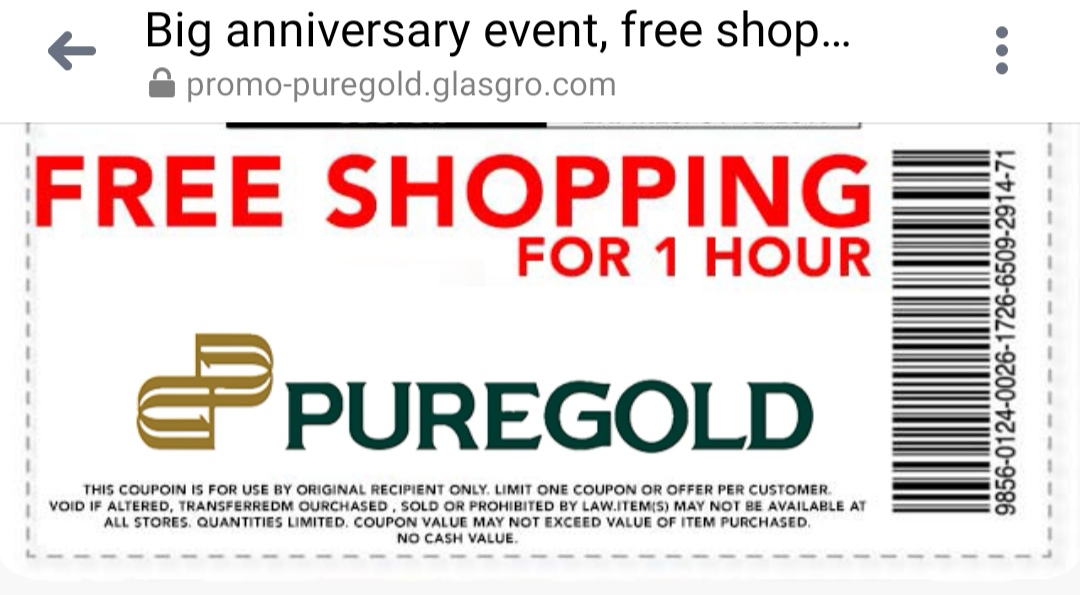 Puregold Promo Scam - promo-puregold.glasgro.com