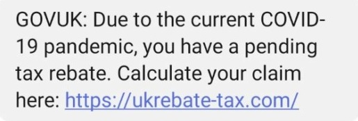 A HMRC Tax Rebate Scam - ukrebate-tax.com