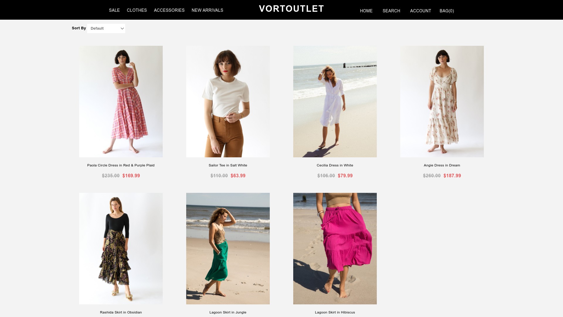 Vortoutlet located at vortoutlet.com