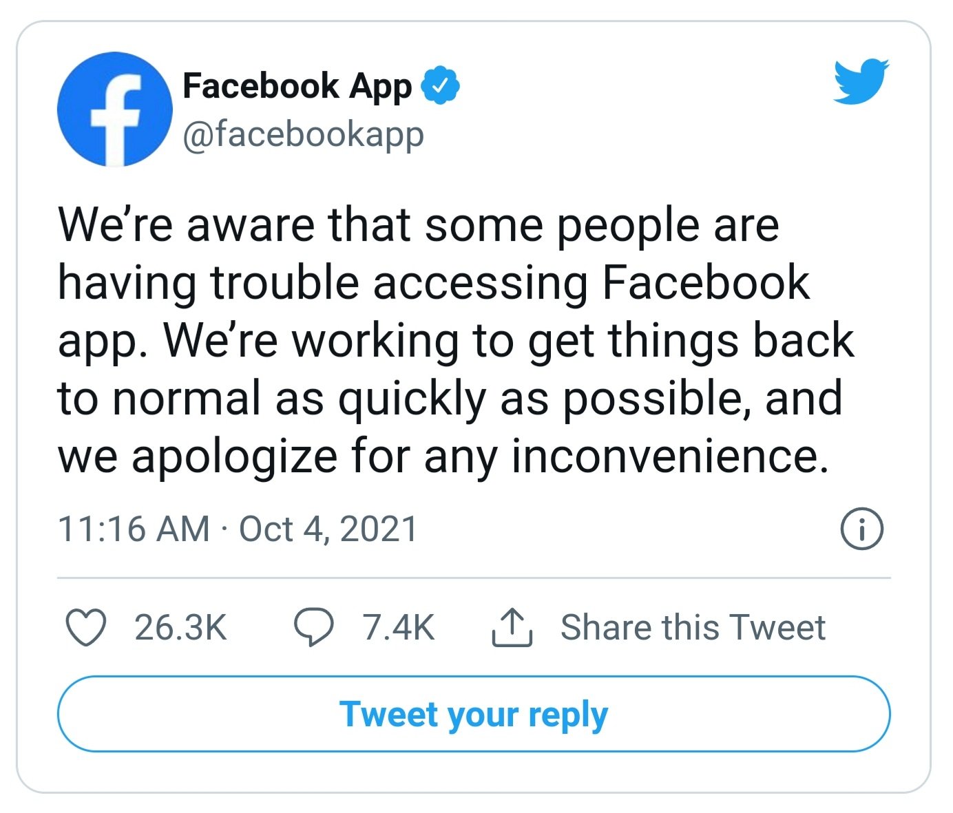 Facebook Down along with Instagram and WhatsApp