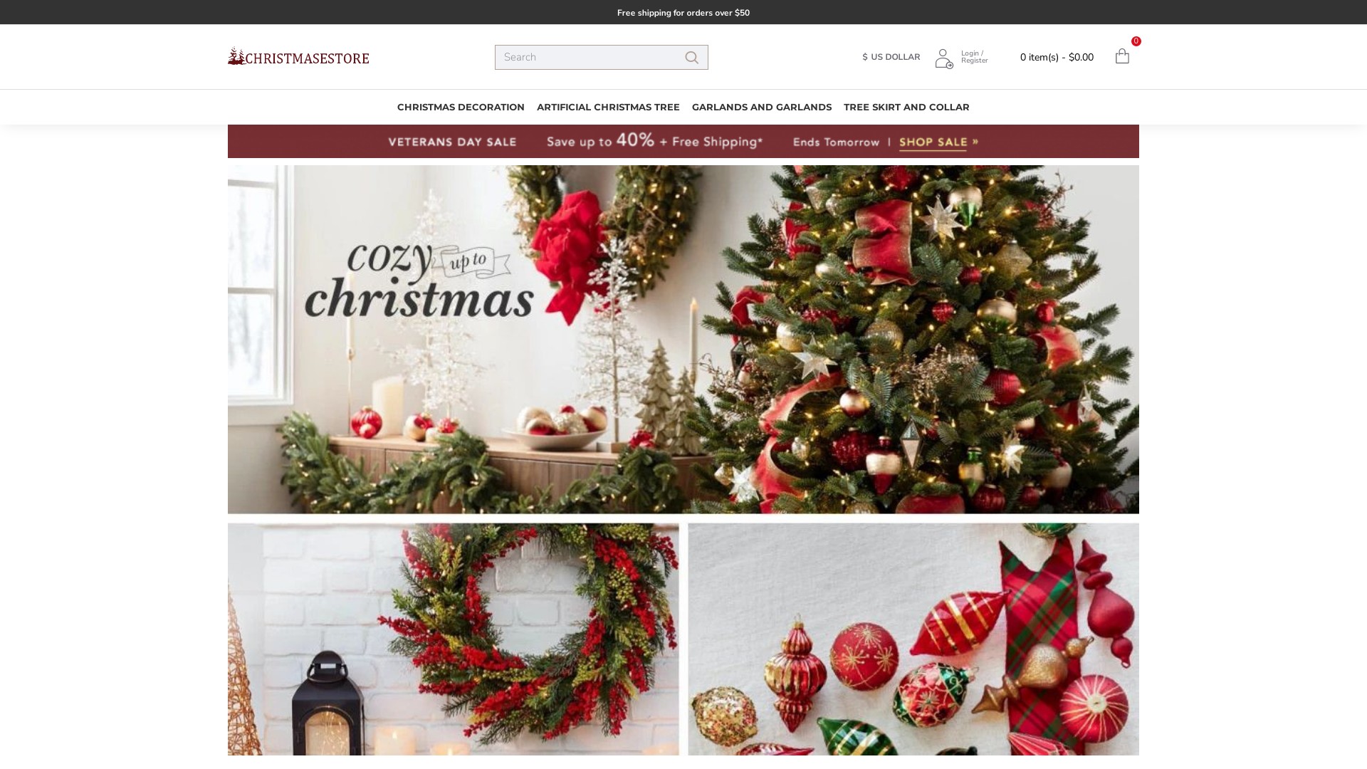 Christmase store Us at christmasestore.com