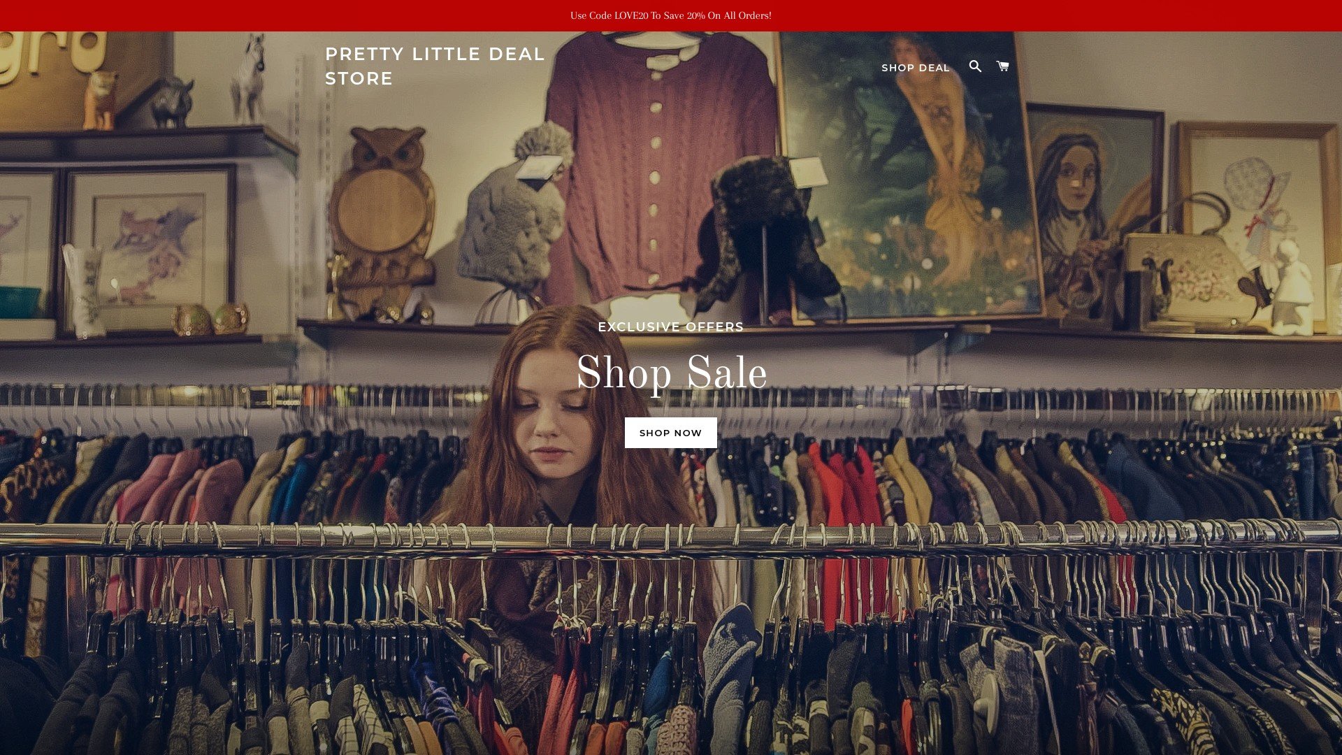 Pretty Little Deal Store at prettylittledealstore.com