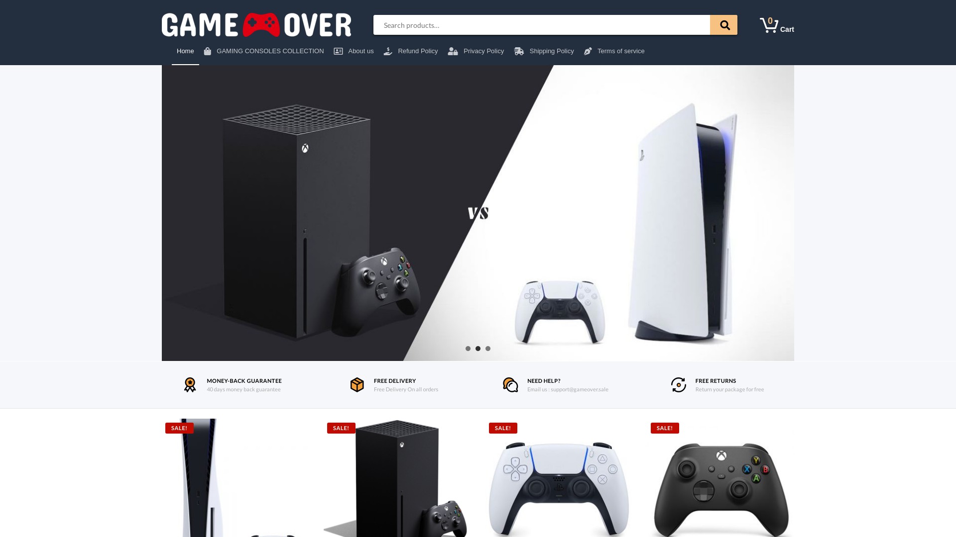 Gameover sale at gameover.sale