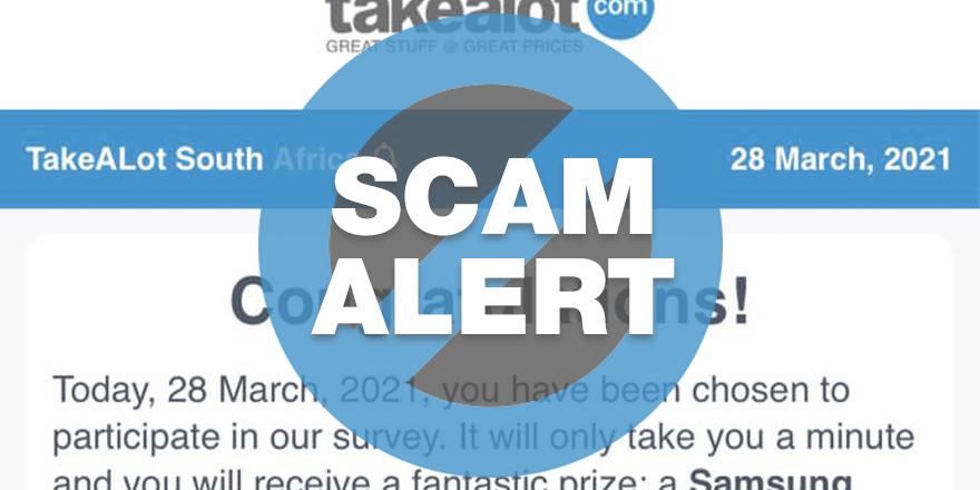 Takealot Survey Competition Scam