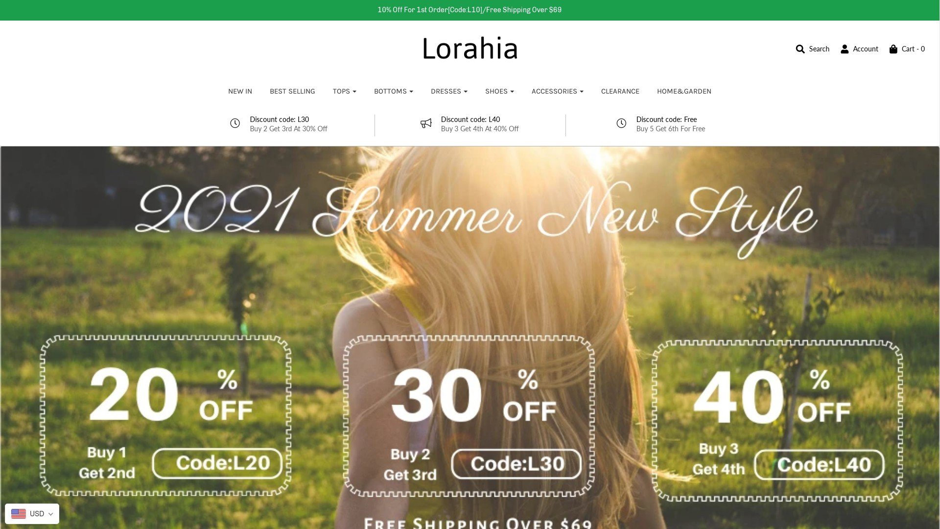 Lorahia Clothing at lorahia.com