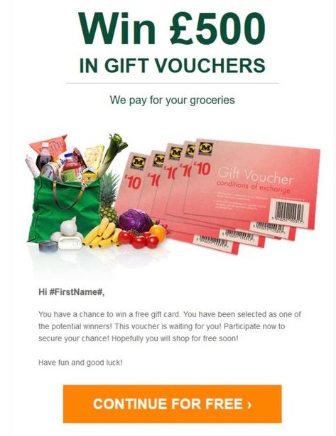 The Morrisons £500 Voucher Scam