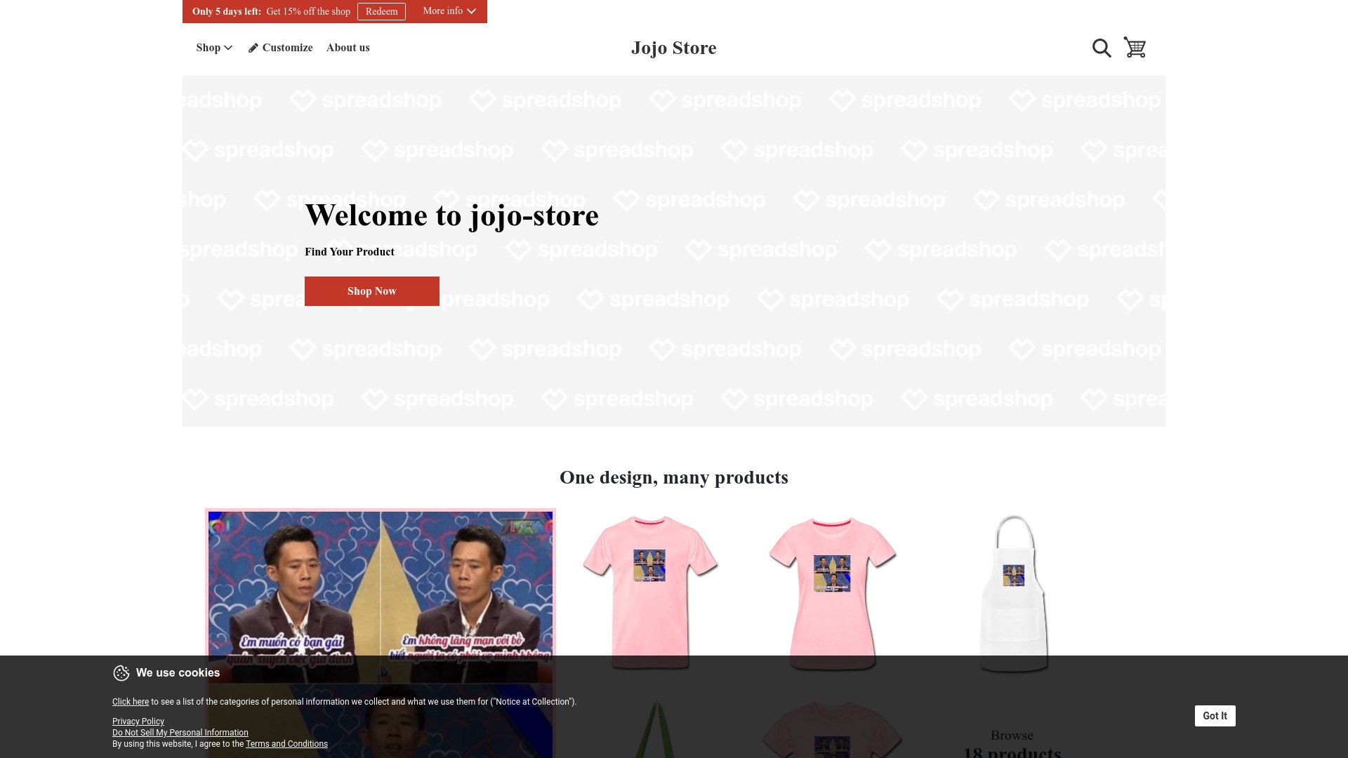 Jojo Store at jojo-store2.mybigcommerce.com