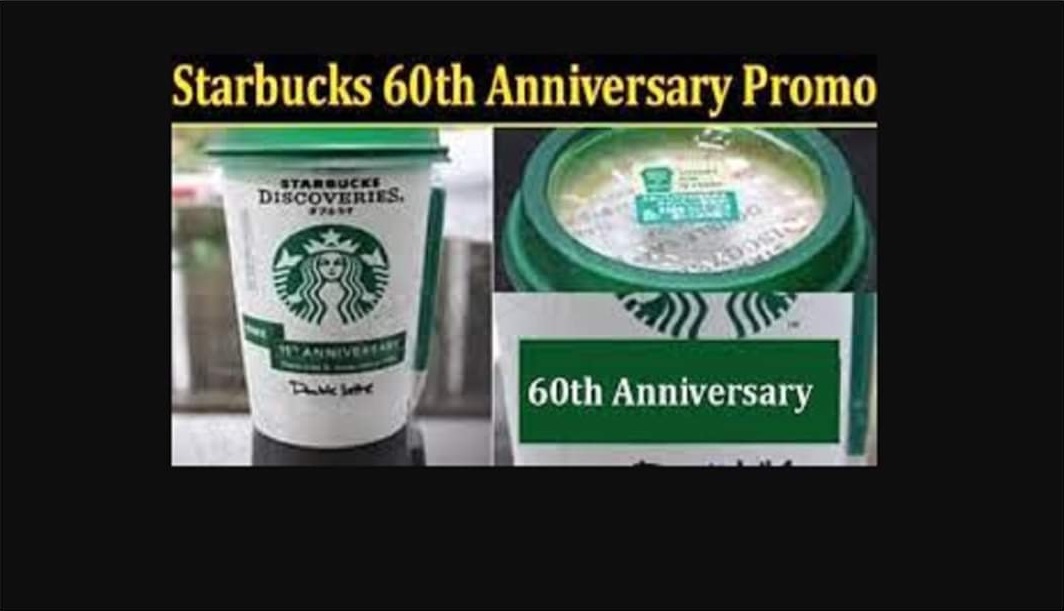 Starbucks 60th Anniversary Promo Scam Post