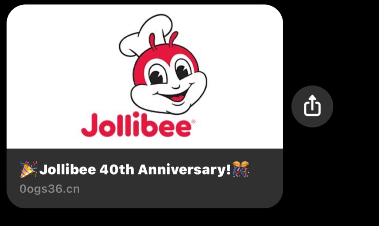 The Jollibee 40th Anniversary Scam