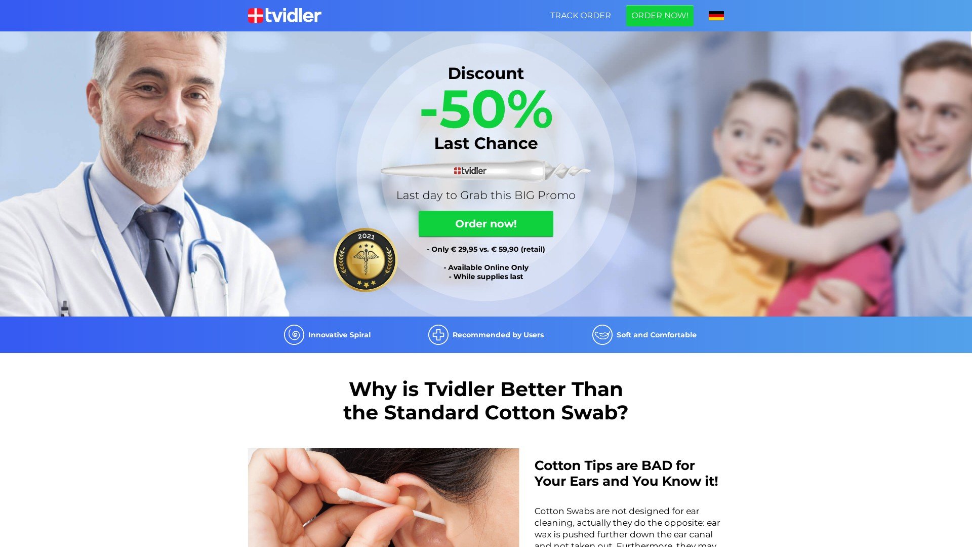Is Tvidler a Scam? Review of the Ear Wax Cleaner Website