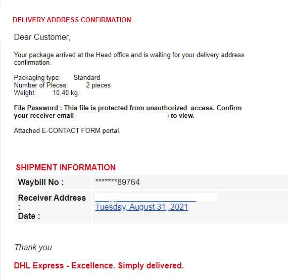 The DHL Epacket Tracking Scam