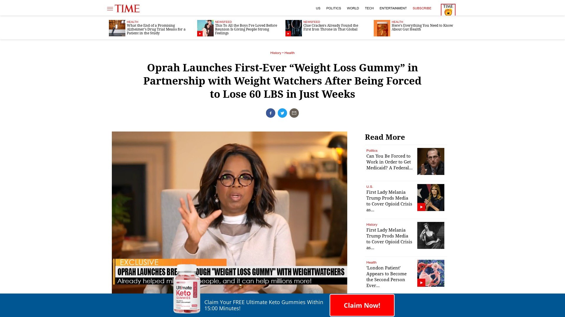 Is oprahstoday.com a Scam or Legit Website? Oprah Today 2022 Weight Loss