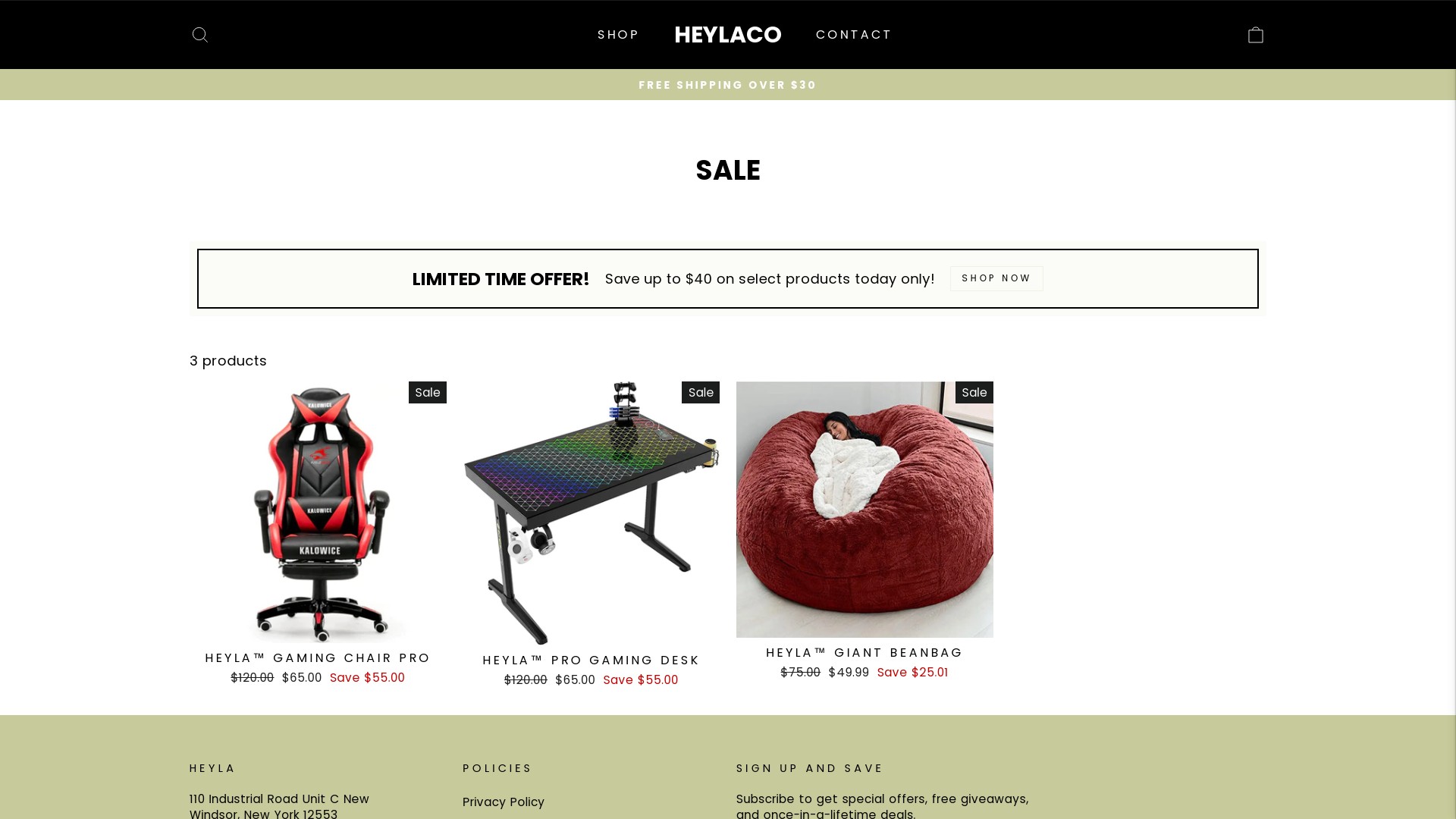 Heylaco at shopheylaco.com