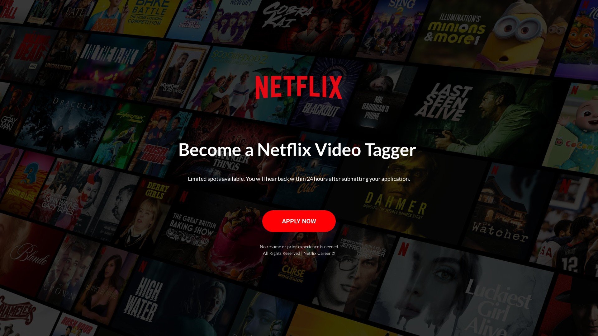 The Netflix Tag and Chill Website