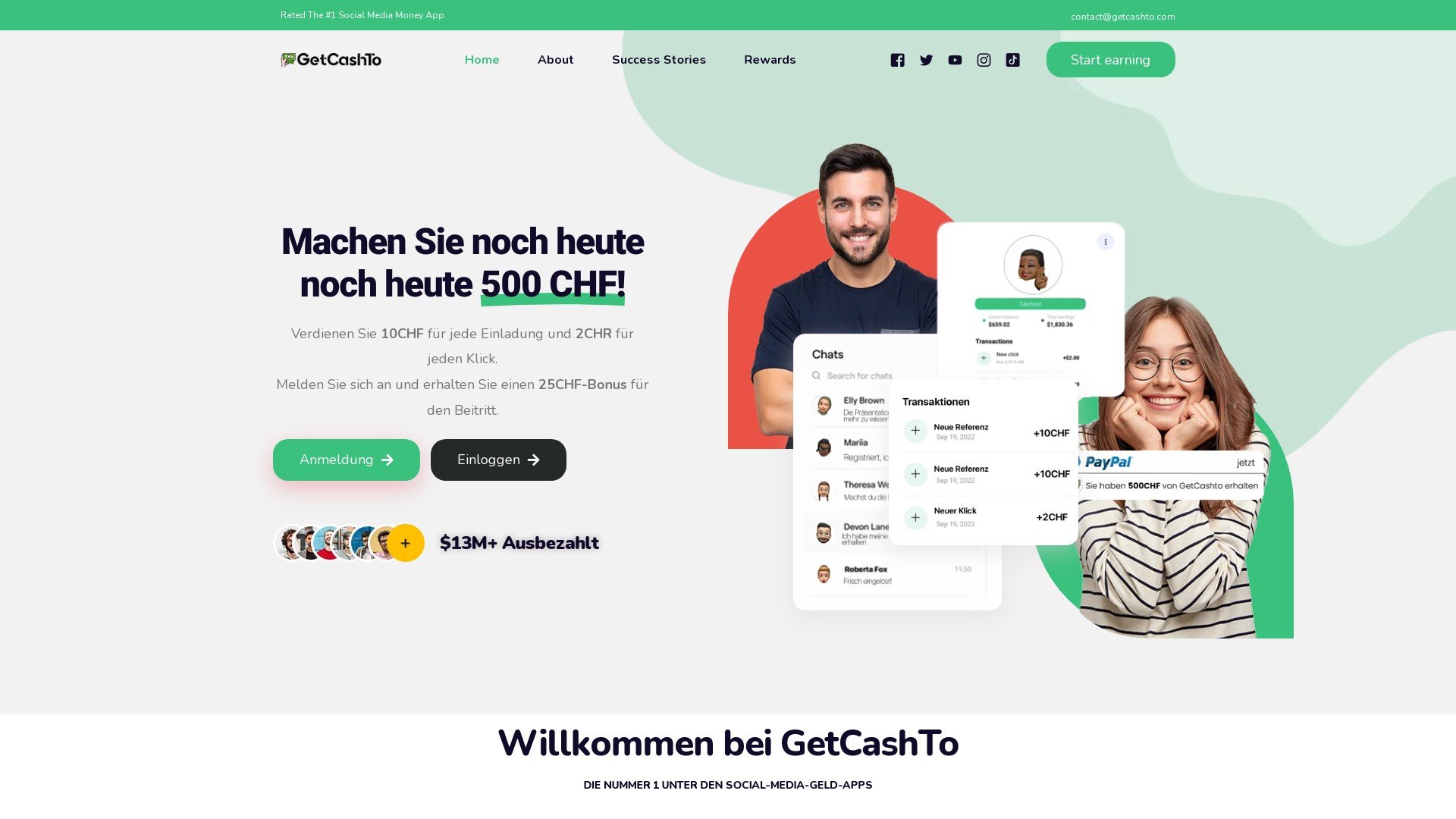 Is Getcashto a Scam? Review of the Social Media Money App
