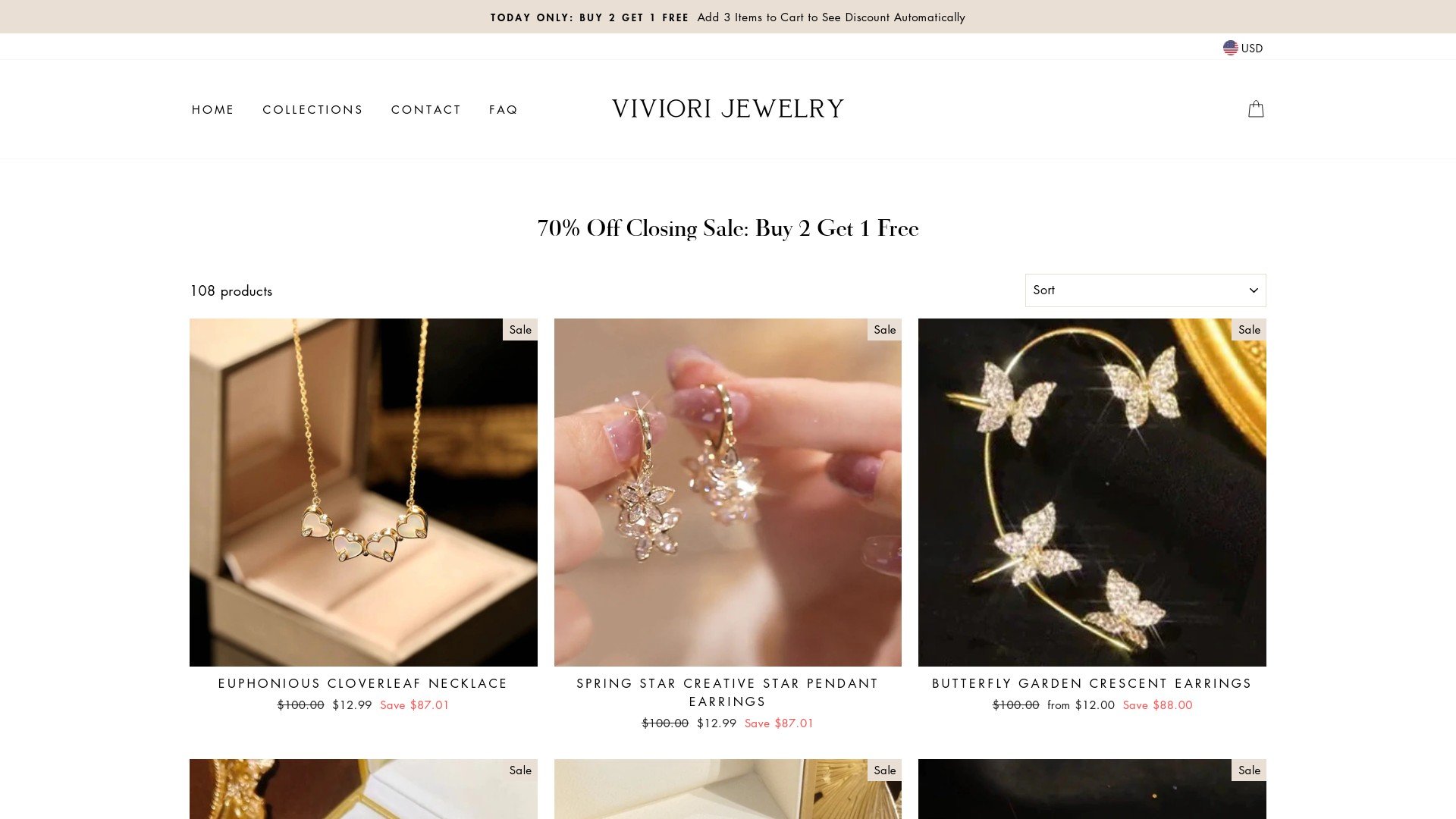 Viviori Jewelry at viviorijewelry.com
