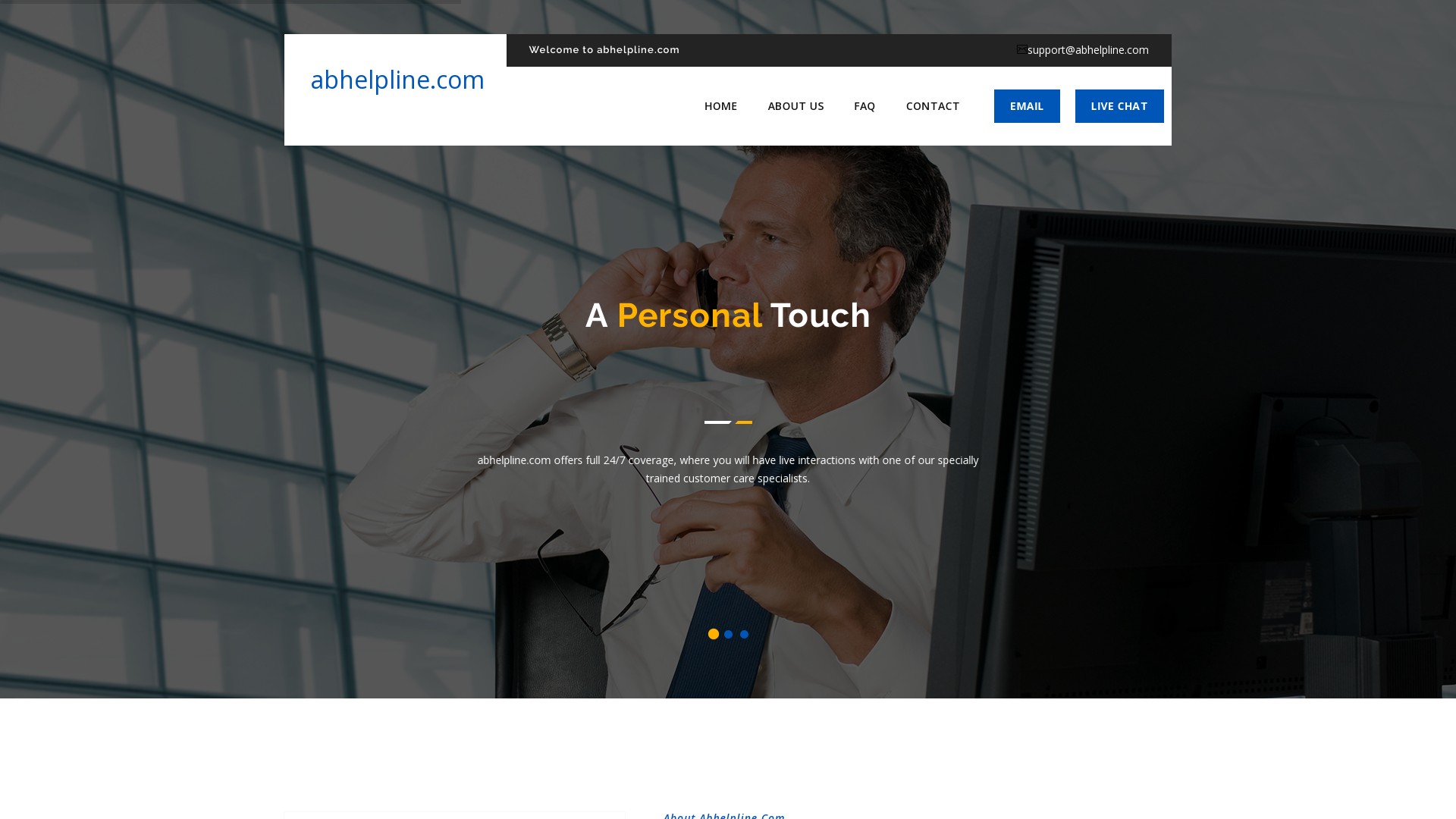 Abhelpline at abhelpline.com