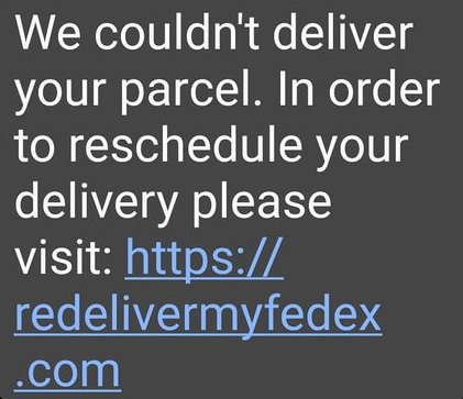 The FedEx Reschedule Delivery Text Scam