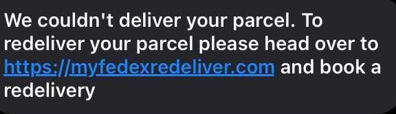 The ParcelMyFedex Text Scam