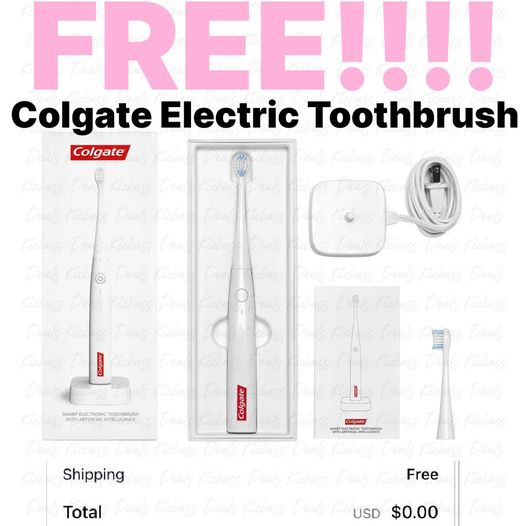 Free Colgate Electric Toothbrush Scam