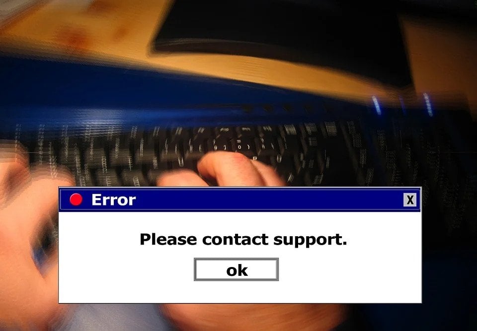 Error f- please contact support