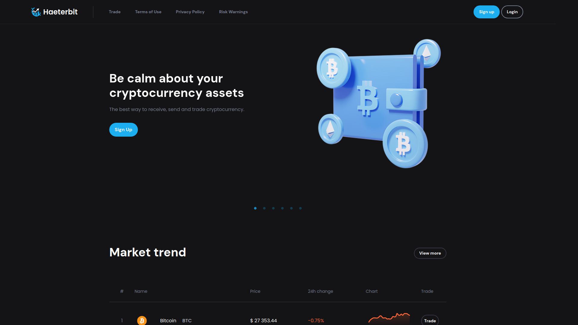 Haeterbit at at haeterbit.com Scam Cryptocurrency Website