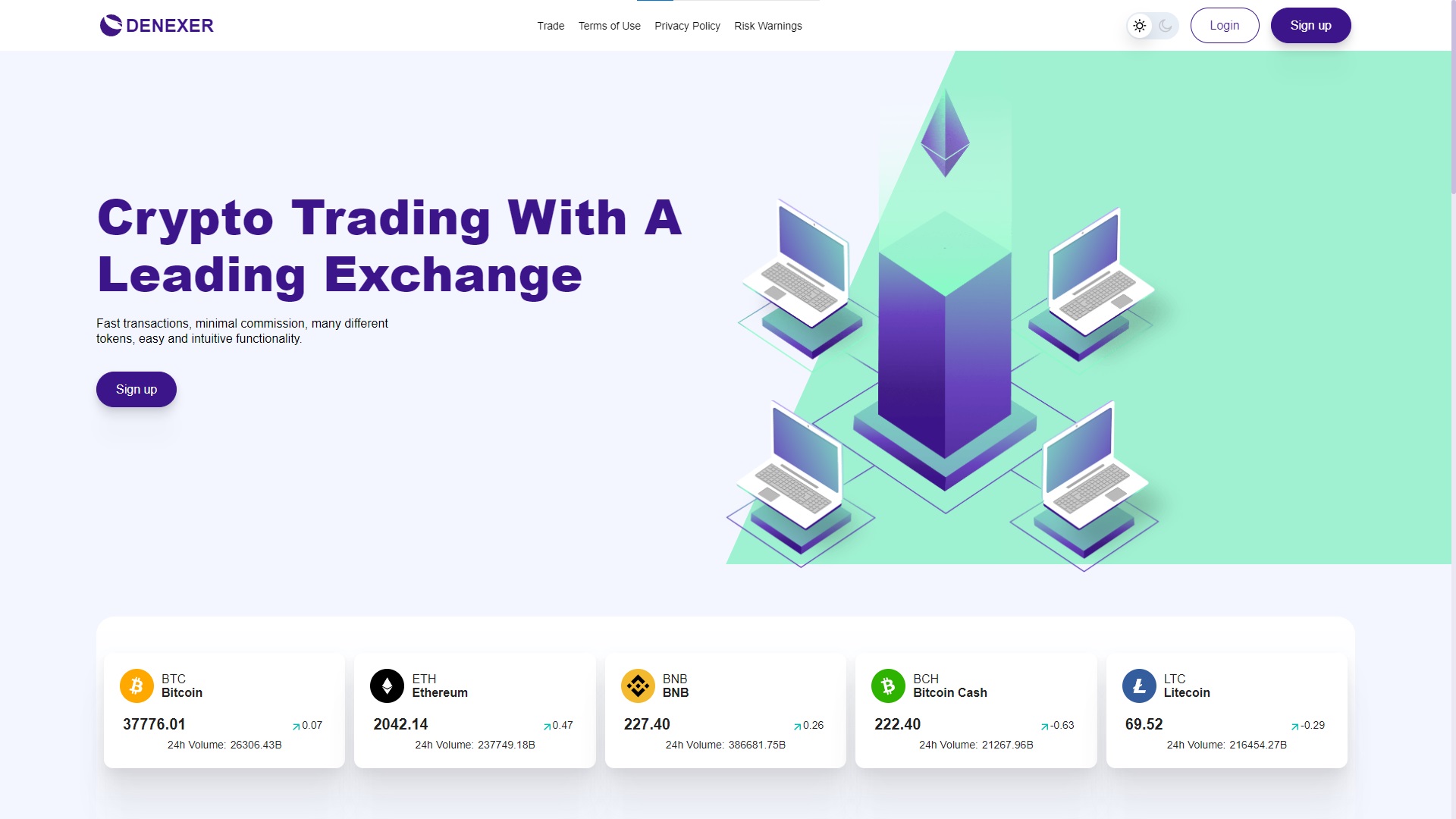 Is denexer a Scam or Legit Cryptocurrency Trading Platform at denexer.com?