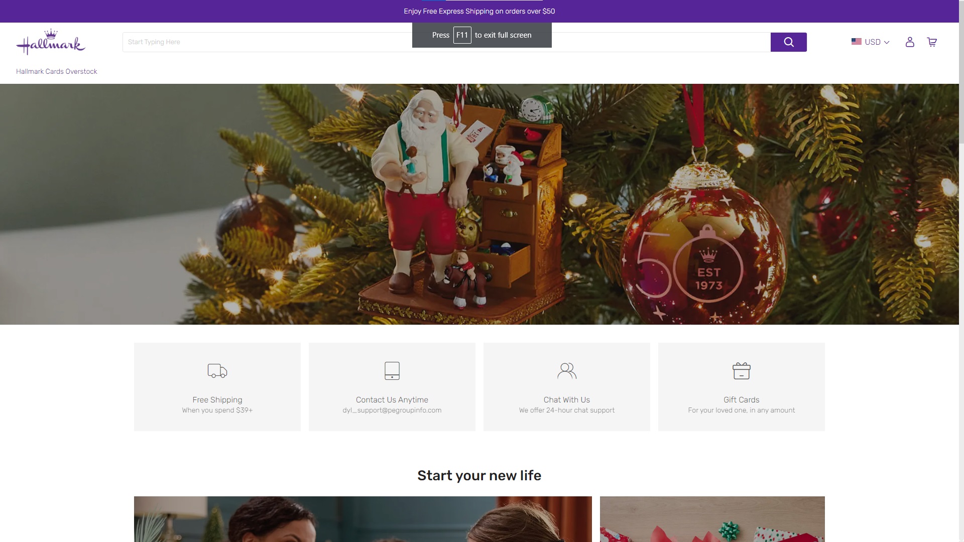 Hallmark Overstock at blackshopdays.com