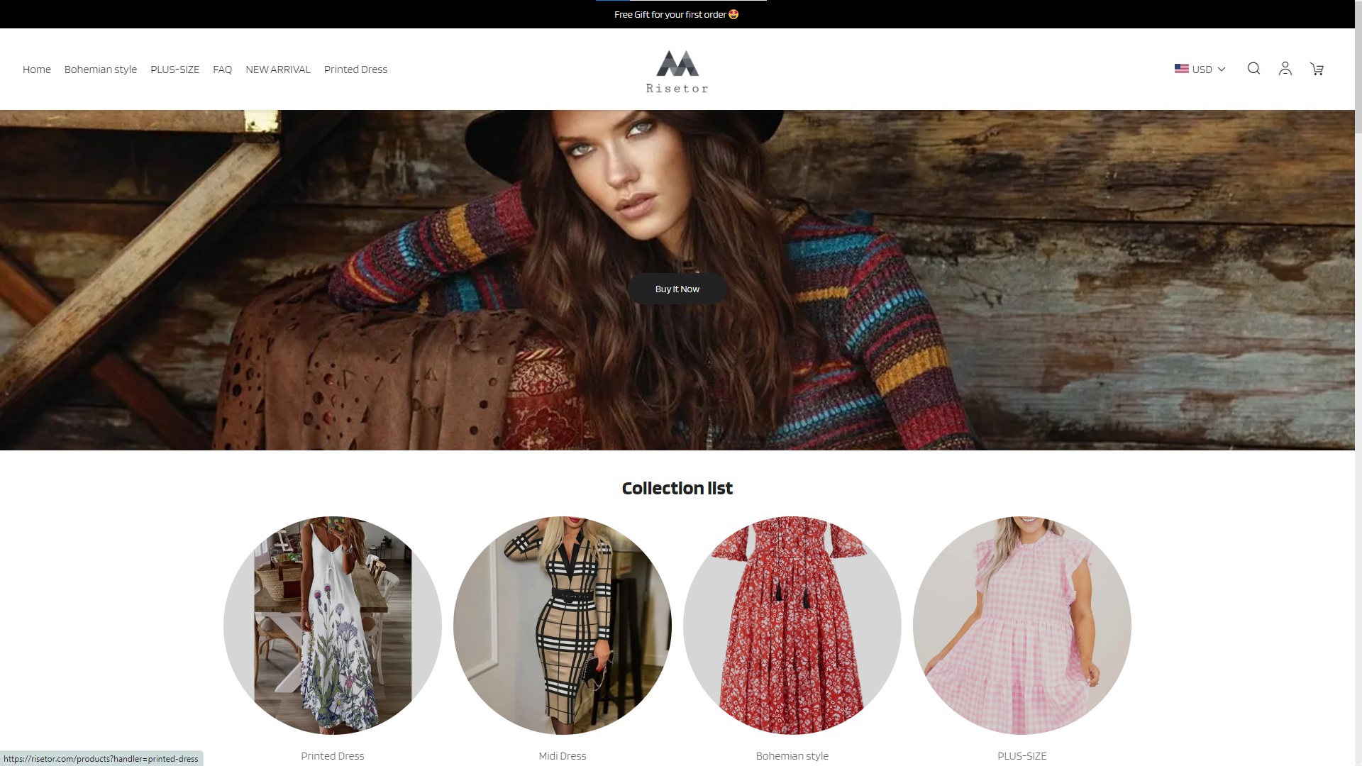 Risetor Scam Online Store at risetor.com