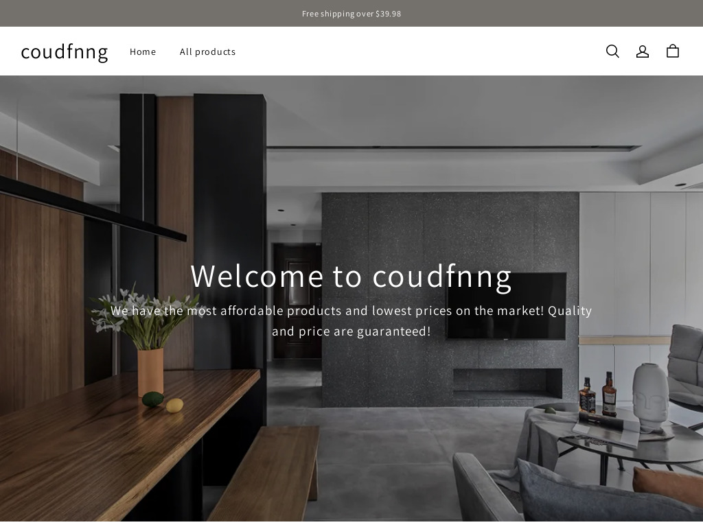 Coudfnng Scam Online Store at coudfnng.com