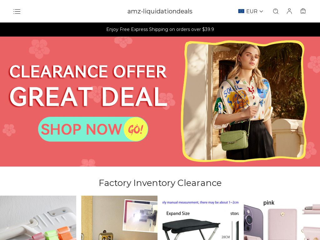 Amz Liquidation Deals Scam Online Store at amz-liquidationdeals.com