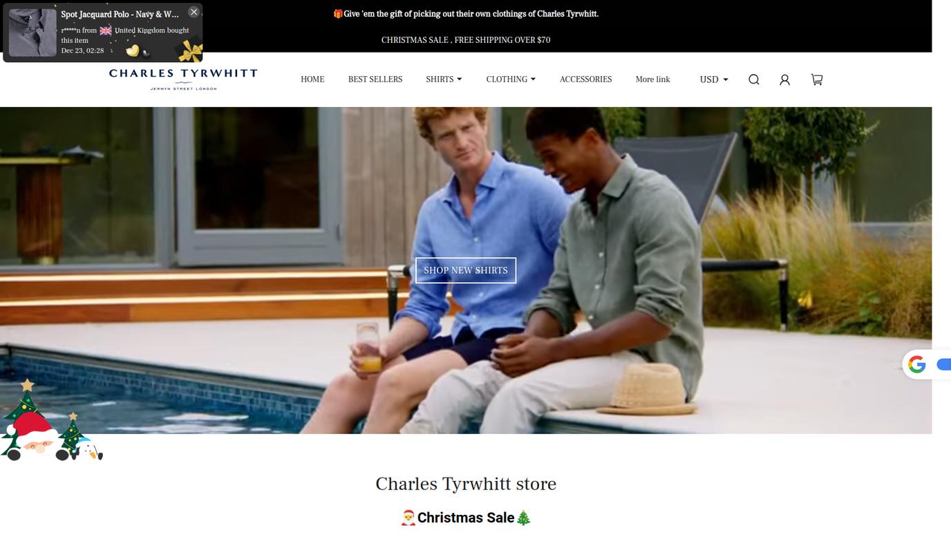 Ctstore at ctstore.uk Scam Charles Tyrwhitt Store - Reviews