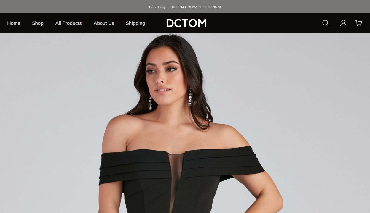 Dctom Scam Site or Store at dctom.com