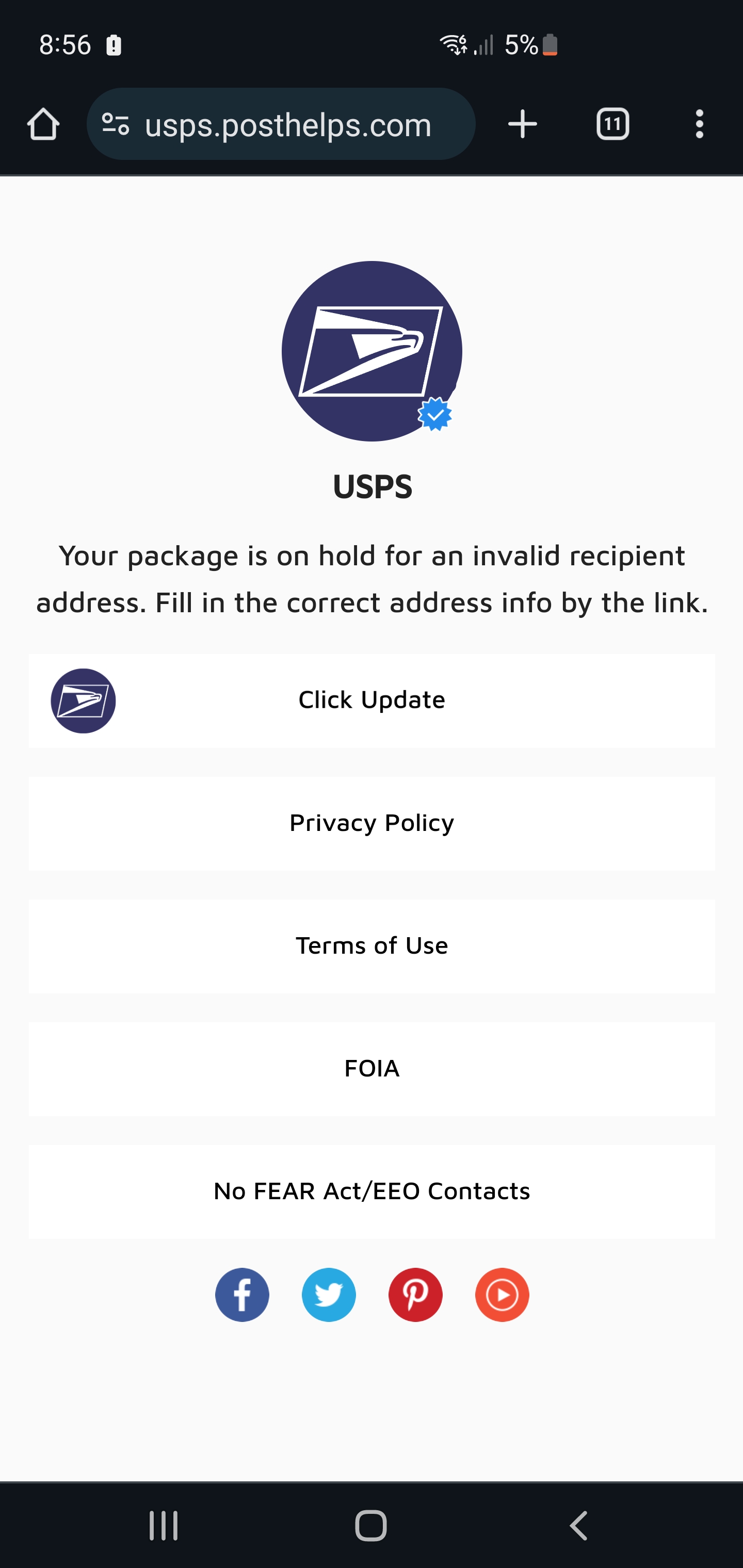 USPS.PostHelps at usps.posthelps.com
