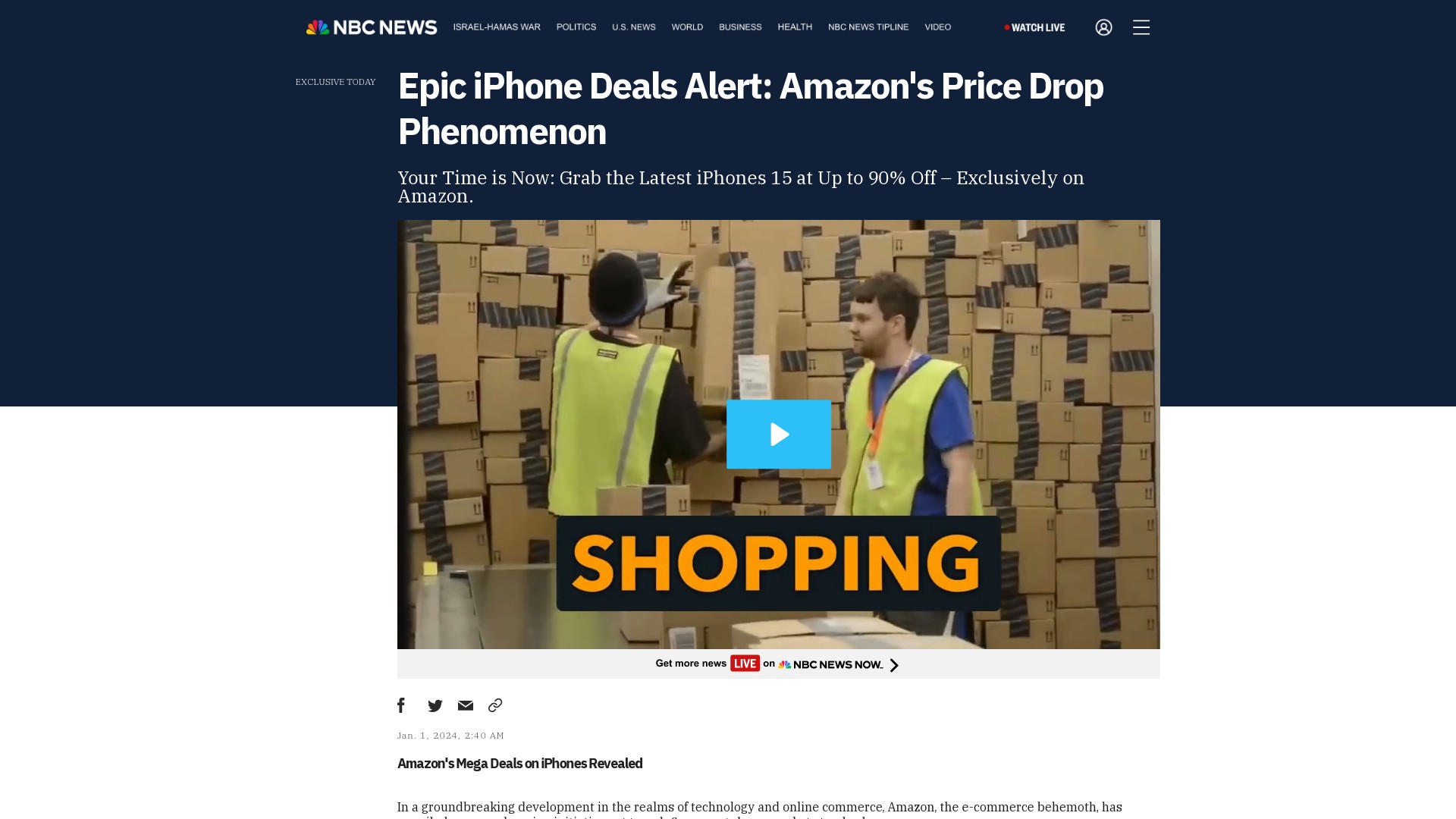 Newsphone Scam Store at newsphone.shop - Review