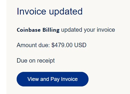 PayPal Coinbase Invoice Scam
