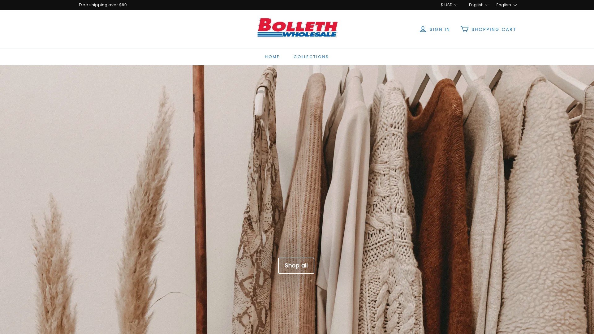 Bolleth Wholesale at bolleth.com