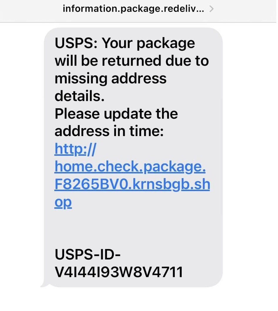 USPS Text Scam