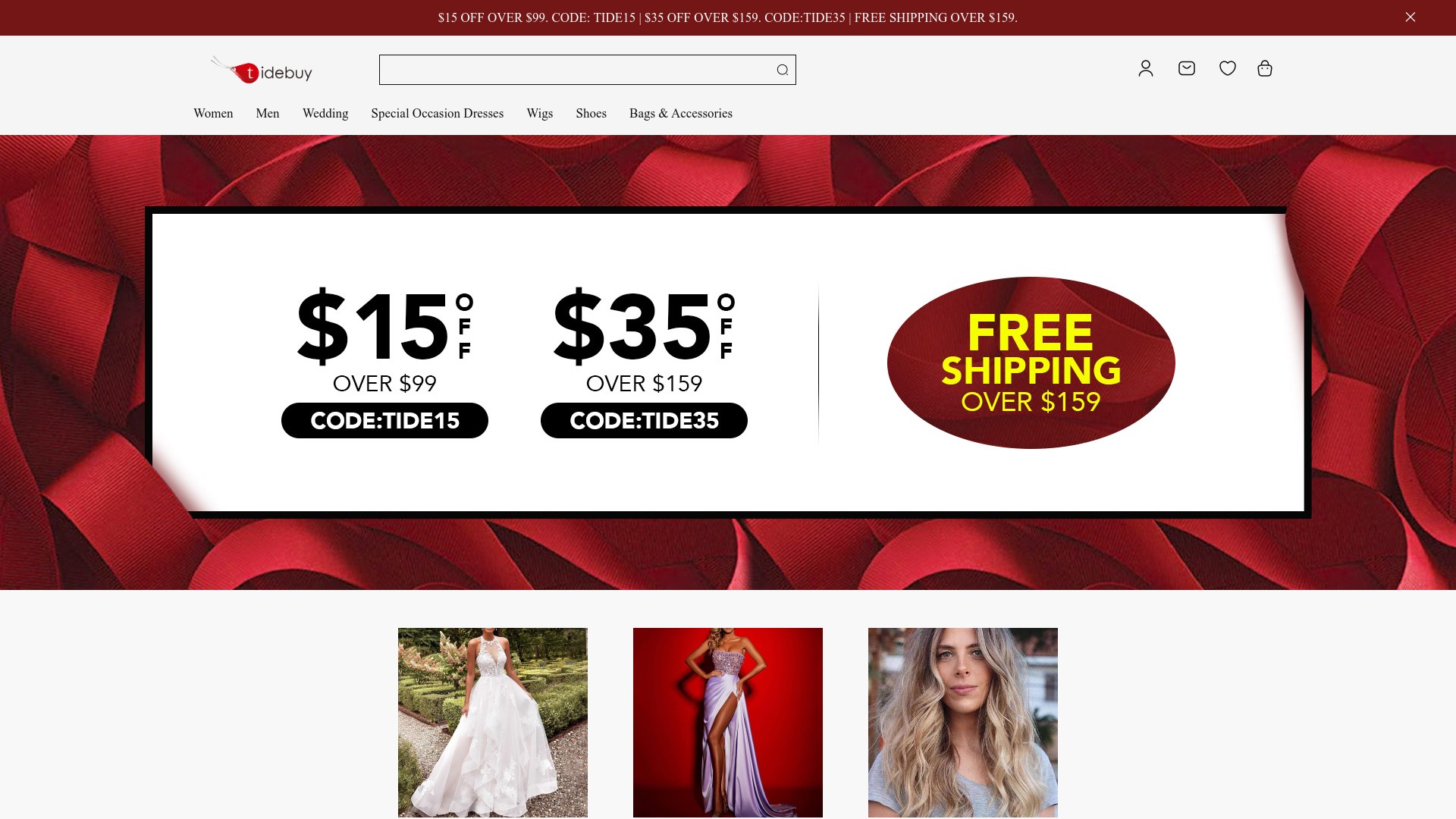 Tidebuy or Tide Buy at tidebuy.com
