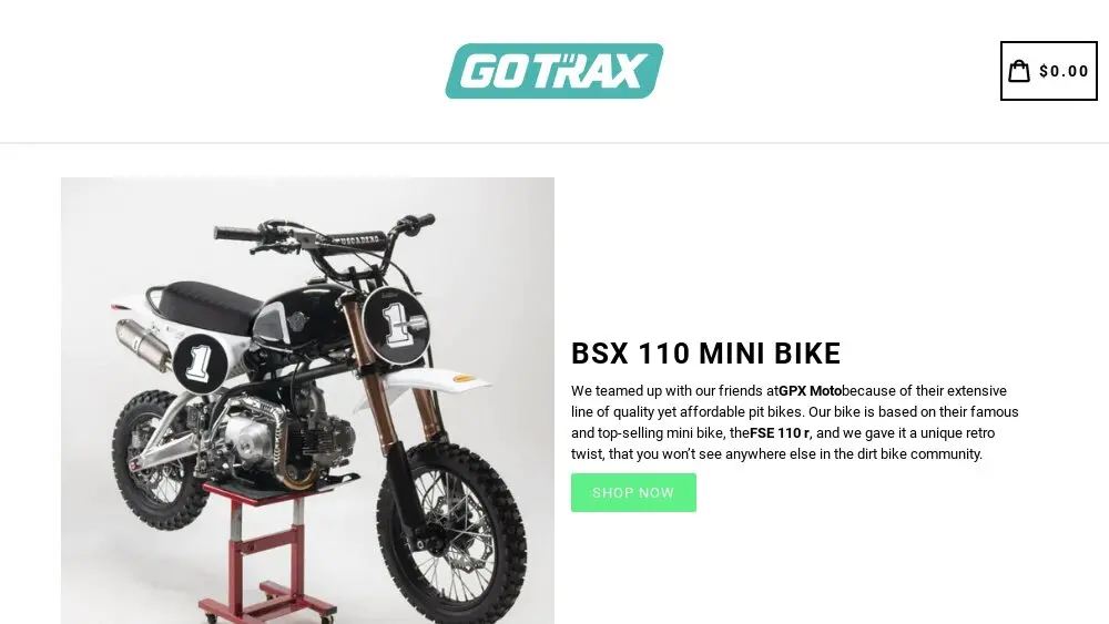 Buscadero BSX 110 Mini Bike Scam Online Store gotbikexs.com